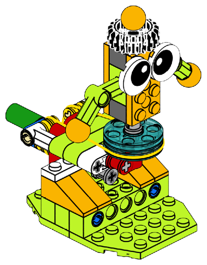 Manual Rotating Yl Man 1 | Robot Master Premium STEM Kit | Makerzoid