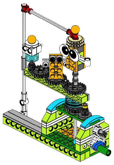 Manual Rotating Yl Man 5 | Robot Master Premium STEM Kit | Makerzoid