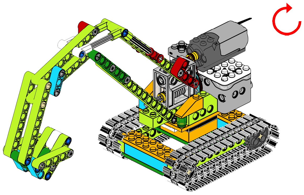 Crawler Excavator | STEM-набір Robot Master Premium | Makerzoid