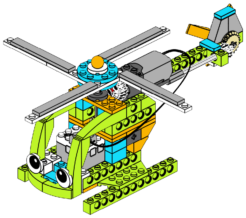 Electric Helicopter | STEM-набір Robot Master Premium | Makerzoid