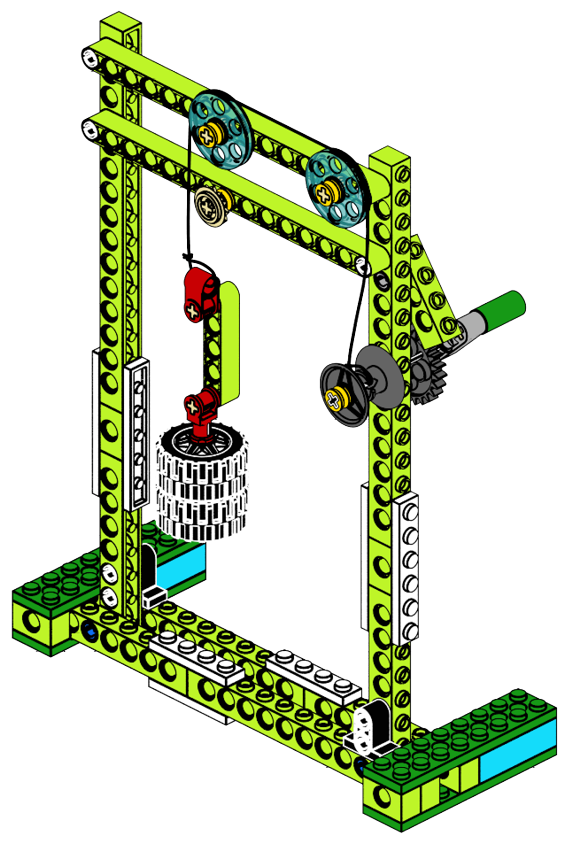 Pulley Crane | Robot Master Standard STEM Kit | Makerzoid