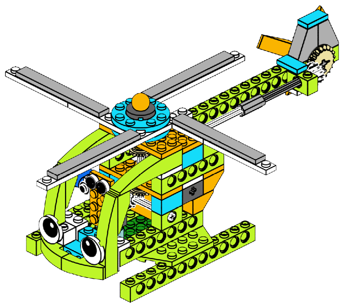 Copter With Yl Man | STEM-набір Robot Master Standard | Makerzoid