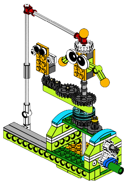 Manual Rotating Yl Man 4 | Robot Master Standard STEM Kit | Makerzoid
