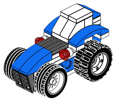 Mini Car | STEM-набір Fun Building Blocks | Makerzoid