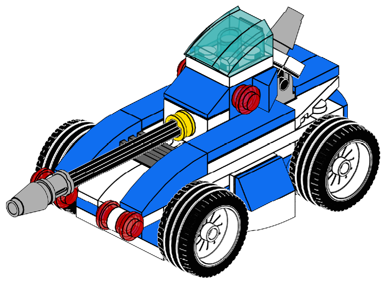 Computing Tank | STEM-набір Fun Building Blocks | Makerzoid