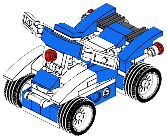Beach Buggy | STEM-набір Fun Building Blocks | Makerzoid