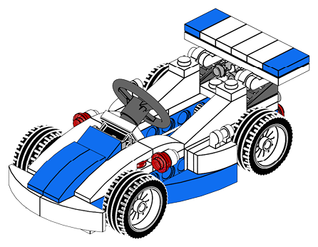 Spring Racer | STEM-набір Fun Building Blocks | Makerzoid