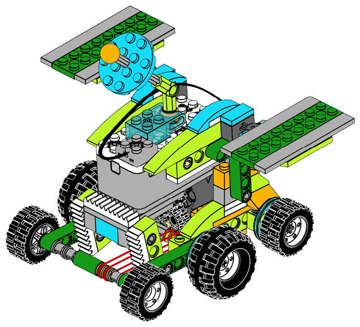 Moon Exploration Vehicle | STEM-набір Robot Master Premium | Makerzoid