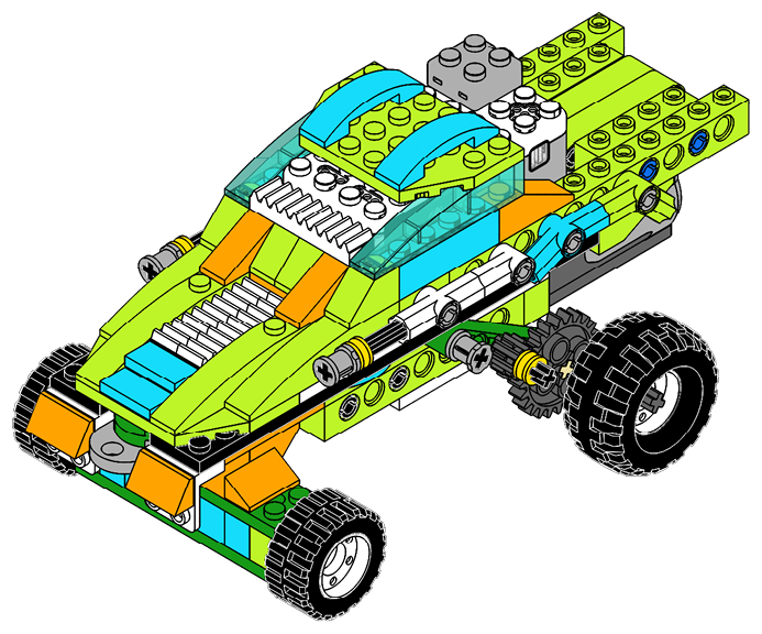 Off Road Rover | STEM-набір Robot Master Premium | Makerzoid