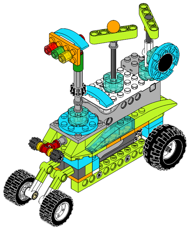 Satellite Rover | STEM-набір Robot Master Premium | Makerzoid