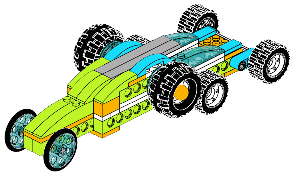 Inertia Pull Back Car | Robot Master Premium STEM Kit | Makerzoid