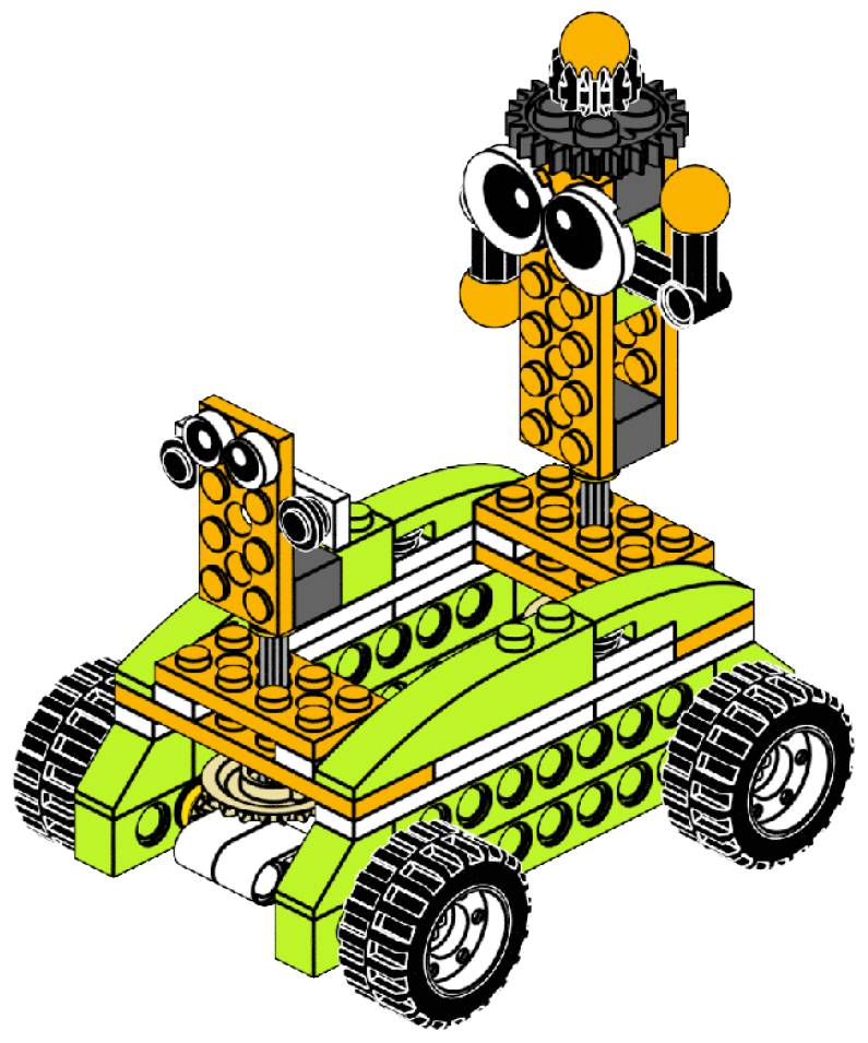 Car With Yl Man 1 | Robot Master Premium STEM Kit | Makerzoid
