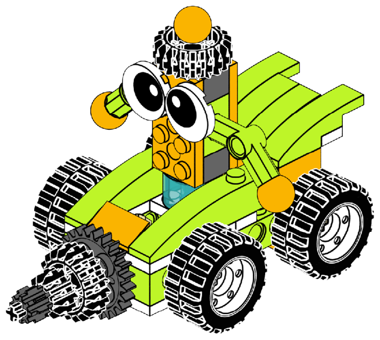 Manual Drill Car | Robot Master Premium STEM Kit | Makerzoid