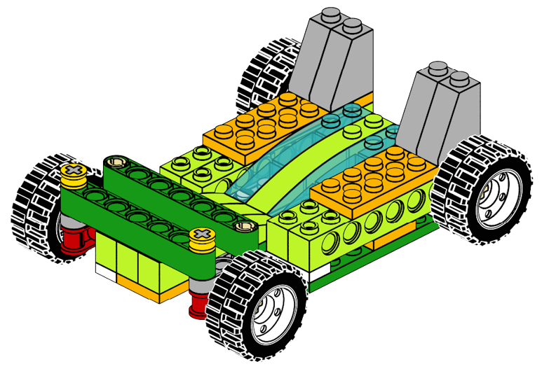 Wheel Car | STEM-набір Robot Master Premium | Makerzoid