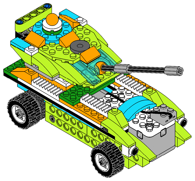 Armored Tank | STEM-набір Robot Master Premium | Makerzoid