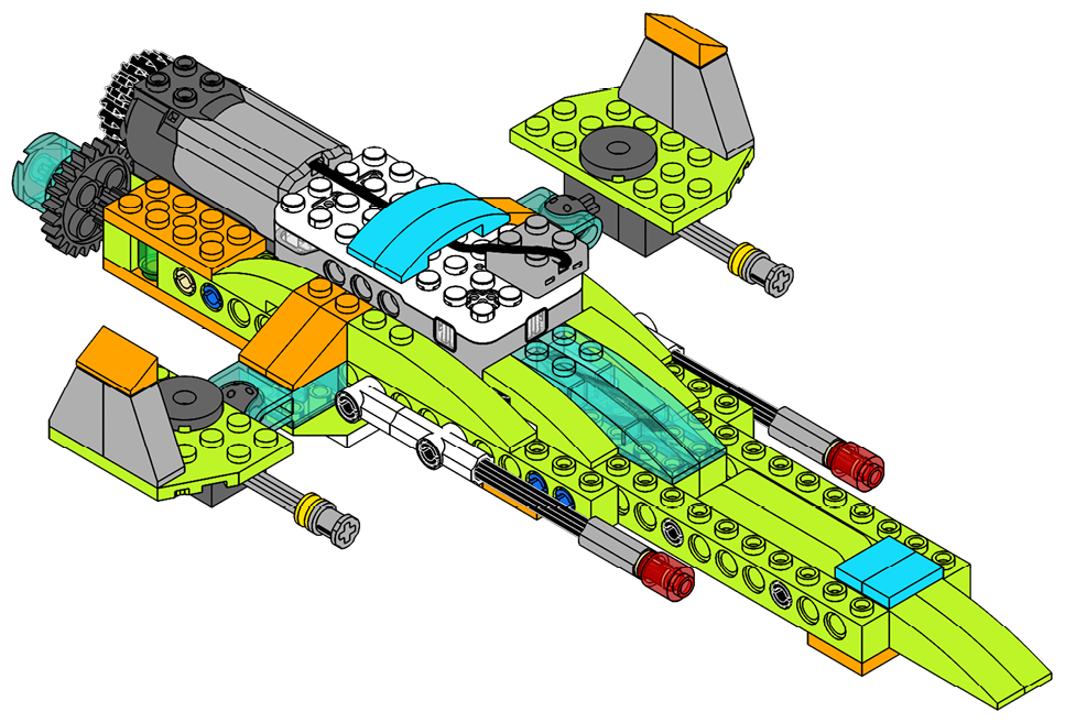 Interplanetary Jet | STEM-набір Robot Master Premium | Makerzoid