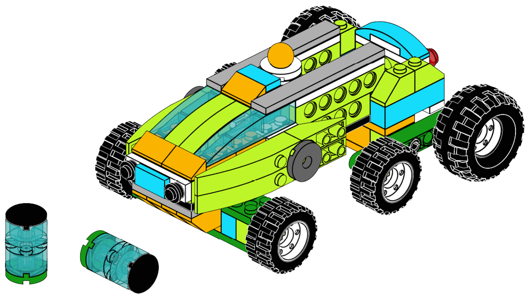 Lunar Transporter | Robot Master Premium STEM Kit | Makerzoid