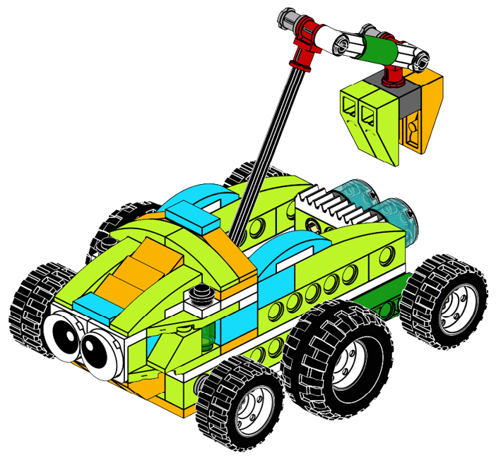 Moon Collection Rover | Robot Master Premium STEM Kit | Makerzoid